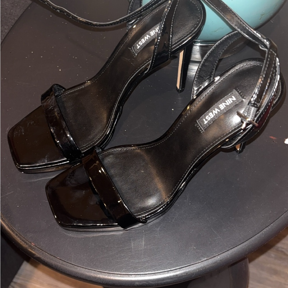Nine West Zadie Glossy Black Heels